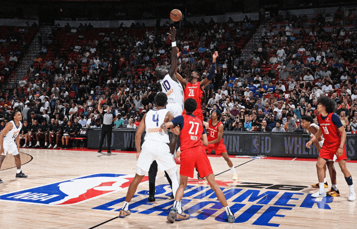 Basketball player dribbling